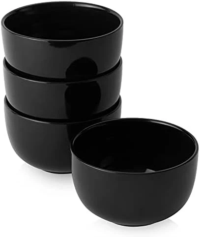 5.8" Deep Soup Bowls & Cereal Bowls - 30 Ounces Large Bowls Set Of 4 For Kitchen - White Ceramic Bowls For Cereal, Soup, Oatmeal, Salad, Ramen, Noodle, Rice - Dishwasher & Oven Safe 6 5.8" Deep Soup Bowls & Cereal Bowls - 30 Ounces Large Bowls Set Of 4 For Kitchen - White Ceramic Bowls For Cereal, Soup, Oatmeal, Salad, Ramen, Noodle, Rice - Dishwasher & Oven Safe - Image 6