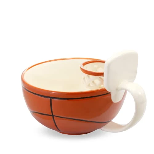 | The Mug With A Hoop| Coffee & Hot Chocolate Mug, Cereal, Soup Bowl Cup | Novelty Gift Basketball Accessories For Sports Coaches, Dad, Mom, Basketball Gifts For Boys 8-12 & Girls 3 | The Mug With A Hoop| Coffee & Hot Chocolate Mug, Cereal, Soup Bowl Cup | Novelty Gift Basketball Accessories For Sports Coaches, Dad, Mom, Basketball Gifts For Boys 8-12 & Girls - Image 3