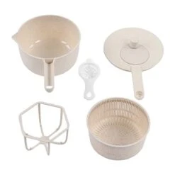 Salad Spinner,Multifunction BPA Free Vegetable Washer With Handle And Drain Basket Suitable For Home And Kitchen -Peugeot Shop 31oCVWFkCjL