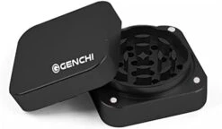 Herb Grinder Anodized Aluminum (Gun Metal 2 Layer) -Peugeot Shop 31oCy64t83L. AC