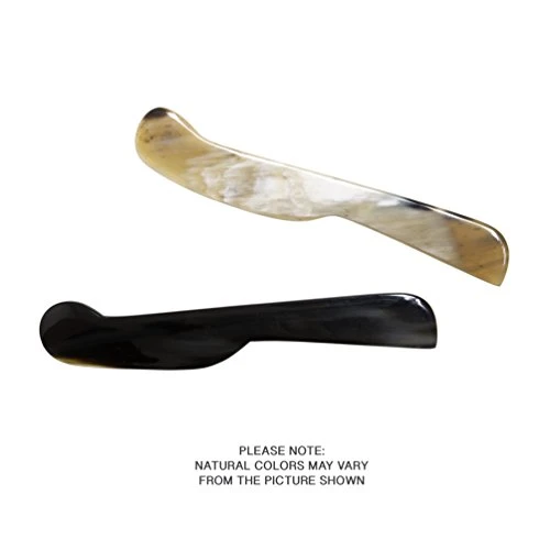 HIC Caviar Spreader Knife, Handcrafted Ankole Cow Horn, Responsibly Sourced, 5.75-Inches 2 HIC Caviar Spreader Knife, Handcrafted Ankole Cow Horn, Responsibly Sourced, 5.75-Inches - Image 2