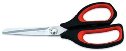 Rcos Series Prochef - Kitchen Scissors - Blade Stainless Steel 8" - Handle Polypropylene Black And Red Color
