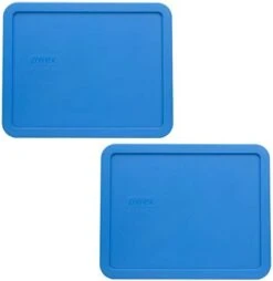 Pyrex 7212-PC Marine Blue Plastic Rectangle Replacement Storage Lid, Made In USA - 2 Pack -Peugeot Shop 31oak98AnL. AC