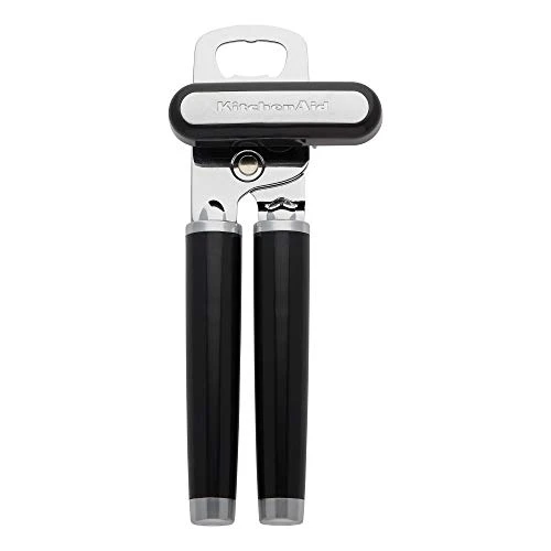 KitchenAid Classic Multifunction Can Opener/Bottle Opener, 8.34-Inch, Black & All Purpose Shears With Protective Sheath, One Size, Black 2 KitchenAid Classic Multifunction Can Opener/Bottle Opener, 8.34-Inch, Black & All Purpose Shears With Protective Sheath, One Size, Black - Image 2