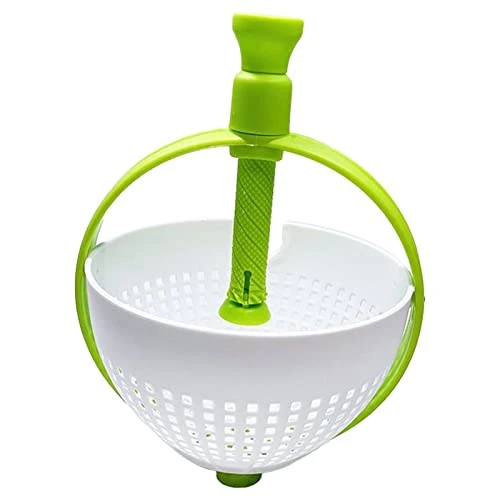 Salad Spinner, Manual Lettuce Washer And Dryer Pasta And Fries Spinner With Rotary Handle Quick And Easy Multi Use Lettuce Spinner For Fruit Vegetable Pasta Rotating Drain 1 Salad Spinner, Manual Lettuce Washer And Dryer Pasta And Fries Spinner With Rotary Handle Quick And Easy Multi Use Lettuce Spinner For Fruit Vegetable Pasta Rotating Drain