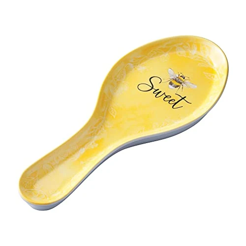 Up Ware Melamine Spoon Rest Spoon Holder Kitchen Utensil Holders 9.625 Inch For Kitchen Counter Dining Table (Sweet Bee) 1 Up Ware Melamine Spoon Rest Spoon Holder Kitchen Utensil Holders 9.625 Inch For Kitchen Counter Dining Table (Sweet Bee)