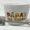 On Caffeine Gifts For Papa – Papa’s Ice Cream Bowl And Engraved Spoon Papa’s Ice Cream Shovel – Ideal Father’s Day Gift, Christmas Gift Or Birthday Gift (Papa)