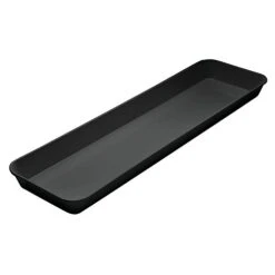 ® Black Fiberglass Merchandising Tray - 30" L X 8 3/4" W X 2" H