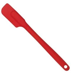 Slim Spatula, Heat-Resistant Flexible Nonstick Silicone, 10-Inches, Cherry