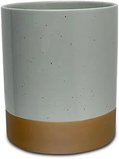 Ora Ceramic Kitchen Utensil Holder - Wooden Spoon & Spatula Crock For Countertop, Modern Farmhouse Home Decor, Extra Large 7.3" Cooking Organizer For Stove Top And Counter - Heavy & Sturdy - Vanilla -Peugeot Shop 31pkMrMZJkS. AC