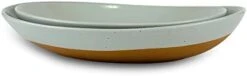 Ora Ceramic Large Serving Bowls- Set Of 2 Oval Platters For Entertaining. Modern Kitchen Dishes For Dinner, Fruit, Salad, Turkey, Etc. Oven, Dishwasher Safe, 55 / 35 Oz, 13.5" / 11.8" - Vanilla White -Peugeot Shop 31qUcNVlmtL. AC 1