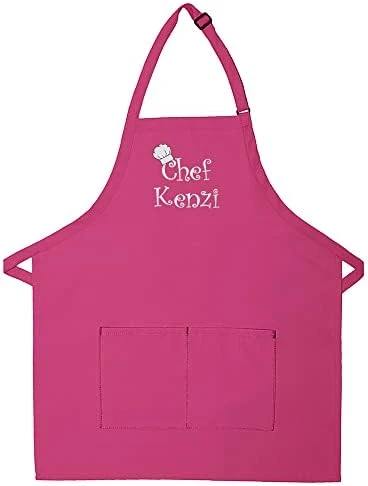 THE APRONPLACE Personalized Embroidered Chef Any Name Adult Apron 6 THE APRONPLACE Personalized Embroidered Chef Any Name Adult Apron - Image 6