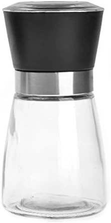 Stainless Steel Manual Grips Glass Salt Pepper Grinder Seasoning Bottle (7.5", Silver) 9 Stainless Steel Manual Grips Glass Salt Pepper Grinder Seasoning Bottle (7.5", Silver) - Image 9