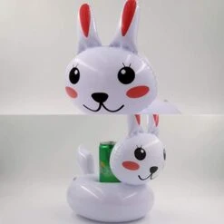 2Pcs Rabbit Pattern Beer Holder Water Surface Inflatable Floating Beer Bottle Holder Floating Beer Tray Mat (White) Party Favor 10 2Pcs Rabbit Pattern Beer Holder Water Surface Inflatable Floating Beer Bottle Holder Floating Beer Tray Mat (White) Party Favor -Peugeot Shop 31rBDylDhTL