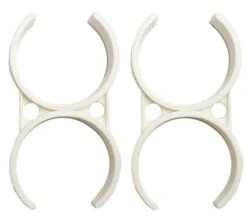 Large/Large 2.5"x2.5" Reverse Osmosis RO Clips (Set Of 2),Hold Membrane Housing & 2.5" Diameter Filter Or 2 Membranes