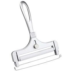 Stainless Steel Wire Cheese Slicer, Adjustable Thickness Cheese Cutter For Soft, Semi-Hard Cheeses Kitchen Cooking Tool