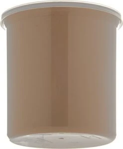 Round Storage Container With Lid, 1.2 Quart Crock, Beige -Peugeot Shop 31rW06EoxgL