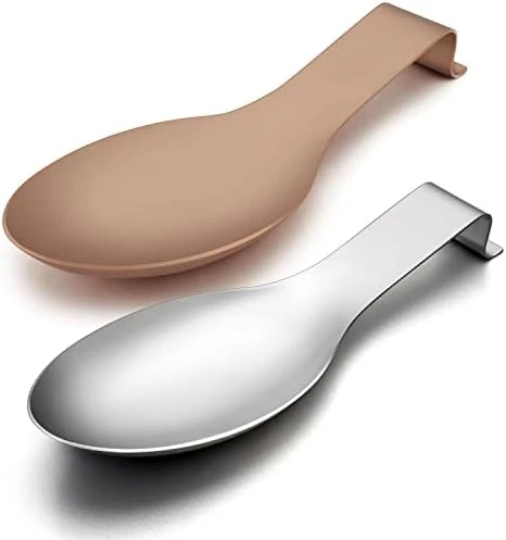 Stainless Steel Spoon Rest, Spatula Ladle Holder, Heavy Duty, Dishwasher Safe 7 Stainless Steel Spoon Rest, Spatula Ladle Holder, Heavy Duty, Dishwasher Safe - Image 7