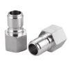 Stainless Steel Male Quick Disconnect,Female NPT 1/2" Homebrewing Quick Connector 2 Pack