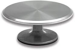 12" Revolving Cake Decorating Turntable Stand - Professional Aluminum & Non-Slip -Peugeot Shop 31roVjjzNIL. AC