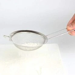 3" Fine Mesh Sieve Strainer Stainless Steel Cocktail Strainer Tea Strainer Food Strainers -Peugeot Shop 31ryxJtYinL