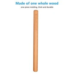 Rolling Pin - Dough Roller 17 3/5 Inch By 1-3/8 Inch, Professional Wood Rolling Pin For Baking Pizza, Clay, Pasta, Cookies, Dumpling -Peugeot Shop 31sFBEVBL5L