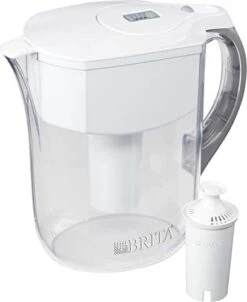 Brita Large Water Filter Pitcher For Tap And Drinking Water With SmartLight Filter Change Indicator + 1 Standard Filter, Lasts 2 Months, 10-Cup Capacity, Black 19 Brita Large Water Filter Pitcher For Tap And Drinking Water With SmartLight Filter Change Indicator + 1 Standard Filter, Lasts 2 Months, 10-Cup Capacity, Black -Peugeot Shop 31sJrMNSmsL. AC