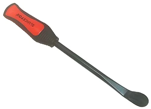 Sluice Fox Prospecting Crevice Tool; Huntley Style Spoon Scoop Scraping Tool For Gold Panning Kits; 11 Inch Heavy Duty Scraping Pry Bar With Paydirt Spoon Tip 1 Sluice Fox Prospecting Crevice Tool; Huntley Style Spoon Scoop Scraping Tool For Gold Panning Kits; 11 Inch Heavy Duty Scraping Pry Bar With Paydirt Spoon Tip