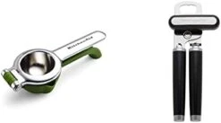 KitchenAid Citrus Squeezer, Standard, Yellow & Classic Multifunction Can Opener / Bottle Opener, 8.34-Inch, Black -Peugeot Shop 31sUJietSJL. AC