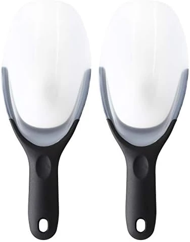 Magnetic Ice Scoop, Contoured Translucent Flexi-Plastic With Soft Grip Handle For Ice, Flour, Rice, Popcorn, Pet Food, Black 13 Magnetic Ice Scoop, Contoured Translucent Flexi-Plastic With Soft Grip Handle For Ice, Flour, Rice, Popcorn, Pet Food, Black - Image 13