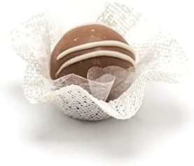 Handmade Paper Truffle Wrappers, Truffle Liners, Truffle Cups For Baby Shower Bridal Shower Birthday Party Wedding - Pack Of 24 (Peony Dusty Rose) 12 Handmade Paper Truffle Wrappers, Truffle Liners, Truffle Cups For Baby Shower Bridal Shower Birthday Party Wedding - Pack Of 24 (Peony Dusty Rose) - Image 12