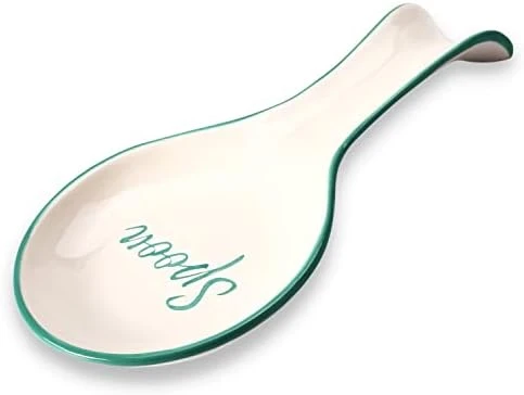 Red Ceramic Spoon Rest For Stove Top - White Spoon Rest For Kitchen Counter - Spanish Ceramic Spoon Rests For Cooking - Large Farmhouse Spoon Rest Ceramic - Utensil Coffee Spoon Holder Rest 6 Red Ceramic Spoon Rest For Stove Top - White Spoon Rest For Kitchen Counter - Spanish Ceramic Spoon Rests For Cooking - Large Farmhouse Spoon Rest Ceramic - Utensil Coffee Spoon Holder Rest - Image 6