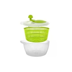 KNOKR Salad Spinners, Large Capacity Salad Spinner,Vegetable Dryer/Drainer, Easy Spin Fruit Washing Drying Machine And Tools,Kitchen Drain Basket