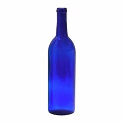 And Winemaking Supplies 750 Ml Cobalt Glass Claret/Bordeaux Bottles (12 Per Case)