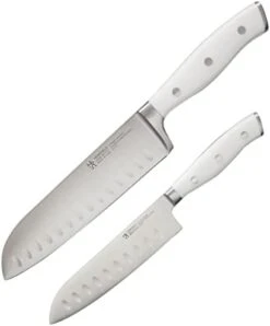 Forged Premio Hollow Edge Santoku Knife, 7-inch, Black/Stainless Steel -Peugeot Shop 31t2DK81A9L. AC