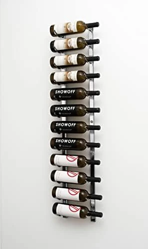 W Series Wine Rack 4 - Metal Wall Mounted Wine Rack - Modern, Label Forward Wine Storage - Space Saving Wine Rack With 12 Bottle Storage Capacity (Matte Black) 7 W Series Wine Rack 4 - Metal Wall Mounted Wine Rack - Modern, Label Forward Wine Storage - Space Saving Wine Rack With 12 Bottle Storage Capacity (Matte Black) - Image 7