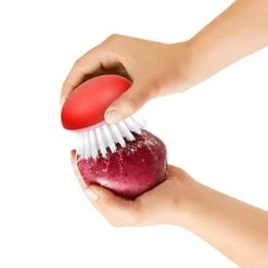 Vegetable Brush Scrubber For Food – 2Pcs Set Fruit And Veggie Brush – Silicone Top And Ultra-Strong Bristles Potato Scrubber – Palm Held Ergonomic Design – Easy To Clean – Red And Green 6 Vegetable Brush Scrubber For Food – 2Pcs Set Fruit And Veggie Brush – Silicone Top And Ultra-Strong Bristles Potato Scrubber – Palm Held Ergonomic Design – Easy To Clean – Red And Green -Peugeot Shop 31tdl1DKajL