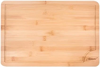 Bamboo Cutting Board Large 15 Inch, With Juice Groove, Handles On Both Sides For Easy Pick Up, Smooth Surface, For Kitchen And Party, Cut Raw Food Such As Meat, Beef And Chicken 12 Bamboo Cutting Board Large 15 Inch, With Juice Groove, Handles On Both Sides For Easy Pick Up, Smooth Surface, For Kitchen And Party, Cut Raw Food Such As Meat, Beef And Chicken - Image 12
