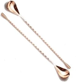 2 Pcs Mixing Bar Spoon 12 Inches 18/10 Stainless Steel Spiral Pattern Morphine Bartender Whiskey Cocktail Shaker Spoon -Peugeot Shop 31uTi5Ap7YL. AC