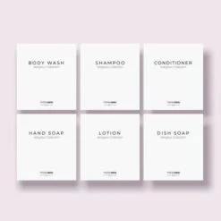 AisoNovo Farmhouse Style Bathroom Waterproof Labels For Containers - Organization Labels For Soap Dispenser Bottles - Farmhouse Style Decal Labels | Pack Of 12 Labels (6 Black & 6 White) -Peugeot Shop 31uZ0bHsRpL. AC