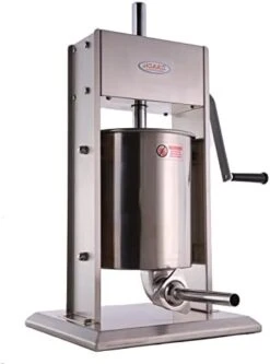 Hakka 25 Lb/12 L Sausage Stuffer 2 Speed Stainless Steel Vertical Sausage Maker -Peugeot Shop 31uhmJBKxRL. AC