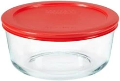 Pyrex Simply Store 4-Cup Single Glass Food Storage Container With Lid, Non-Pourous Glass Round Meal Prep Container With Lid, BPA-Free Lid, Dishwasher, Microwave, Oven And Freezer Safe 18 Pyrex Simply Store 4-Cup Single Glass Food Storage Container With Lid, Non-Pourous Glass Round Meal Prep Container With Lid, BPA-Free Lid, Dishwasher, Microwave, Oven And Freezer Safe -Peugeot Shop 31uuuto3pL. AC
