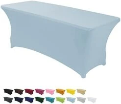 6Ft Table Cover Table Cloths For Parties Spandex Party Patio Fitted Table Covers For 6 Foot Tables Rectangle Tablecloths In Bulk For Wedding(Black) 28 6Ft Table Cover Table Cloths For Parties Spandex Party Patio Fitted Table Covers For 6 Foot Tables Rectangle Tablecloths In Bulk For Wedding(Black) -Peugeot Shop 31v2aTSnO2L. AC