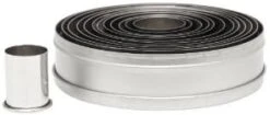 Plain Edge Round Cutters In Graduated Sizes, Stainless Steel, 11 Pc Set -Peugeot Shop 31viA1bCk L. AC