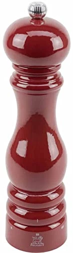 Peugeot Paris U'Select 9-Inch Pepper Mill, Red Lacquer