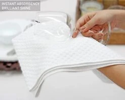 Euro Café Set Of 12 Waffle Weave Pure Cotton Super Absorbent Multipurpose Kitchen Towels, Dishcloths, Tea Towels White 19 Euro Café Set Of 12 Waffle Weave Pure Cotton Super Absorbent Multipurpose Kitchen Towels, Dishcloths, Tea Towels White -Peugeot Shop 31wS71NcU0L