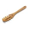 - 12" Pasta Fork, Spaghetti Spoon Handmade From Moist Resistance Teak Wood