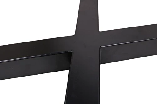 28" Dining Table Legs, X-Shaped Steel Table Legs, Office Table Legs,Computer Desk Legs,Industrial Kitchen Table Legs,Set Of 2,Black 3 28" Dining Table Legs, X-Shaped Steel Table Legs, Office Table Legs,Computer Desk Legs,Industrial Kitchen Table Legs,Set Of 2,Black - Image 3