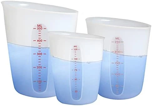Silicone Measuring Cups Flexible Measure Cups For Epoxy Resin Butter, Chocolate Mixing Plaster Stir Squeeze Pour Baking Cup BPA Free 500 ML + 250 ML (2 PCS) 8 Silicone Measuring Cups Flexible Measure Cups For Epoxy Resin Butter, Chocolate Mixing Plaster Stir Squeeze Pour Baking Cup BPA Free 500 ML + 250 ML (2 PCS) - Image 8