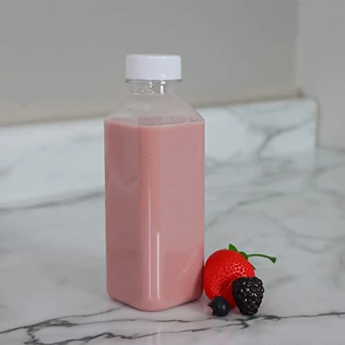 Small Plastic Juice Bottles With Caps In Black - 10pk 16oz Water Containers Empty Plastic Bottles With Lids For Juicing And Smoothies 4 Small Plastic Juice Bottles With Caps In Black - 10pk 16oz Water Containers Empty Plastic Bottles With Lids For Juicing And Smoothies - Image 4